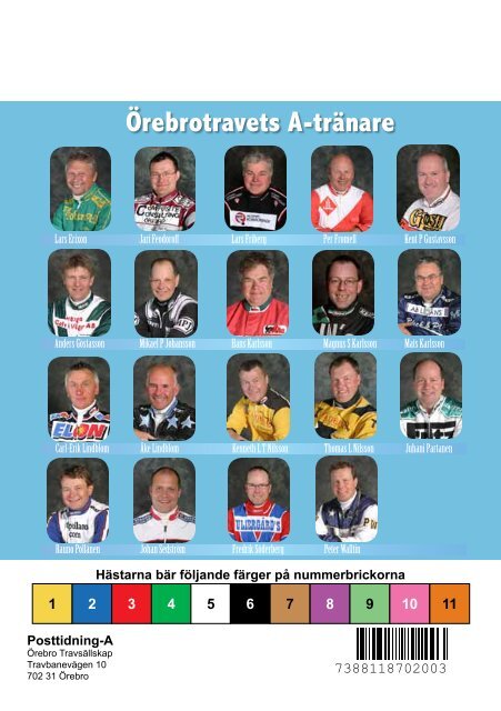 Torsdag 1 sepTember - Örebrotravet