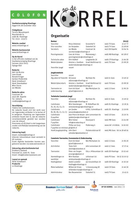 Mei 2013 - vv Kloetinge