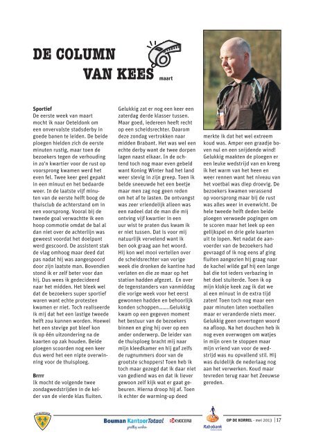 Mei 2013 - vv Kloetinge