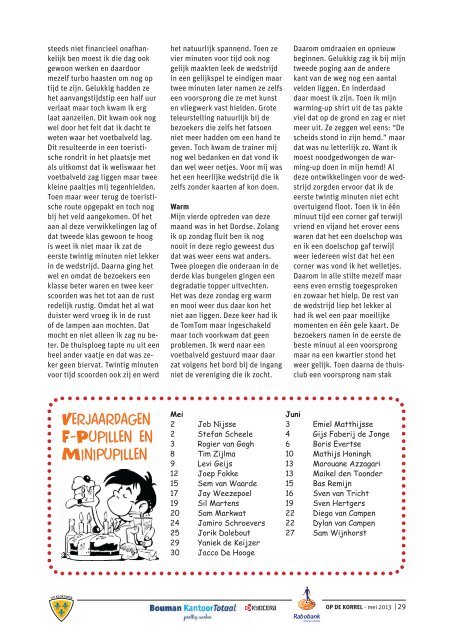 Mei 2013 - vv Kloetinge