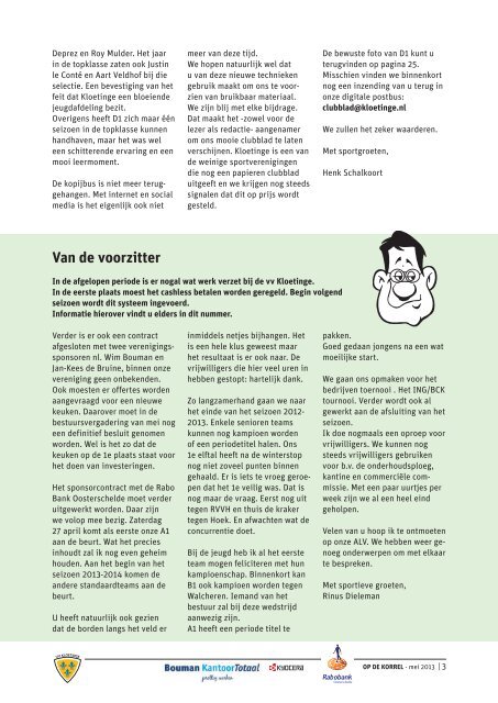 Mei 2013 - vv Kloetinge
