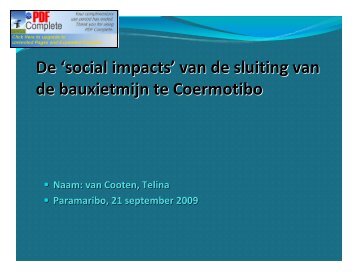 Lees verder: Presentatie Telina van Cooten - Bauxiet Instituut ...