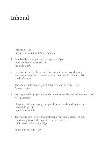 Download hier de inhoudsopgave en inleiding van Op de persoon af.