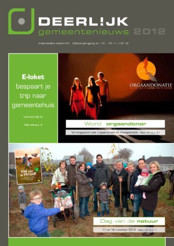 gemeentenieuws 15 november - Deerlijk