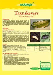 Aaltjes tegen taxuskever - ECOstyle