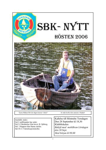 SBK-Nytt 2006.Nr.4 - Sandarne båtklubb