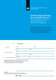 Checklist Veilig onderhoud op en aan gebouwen 2012