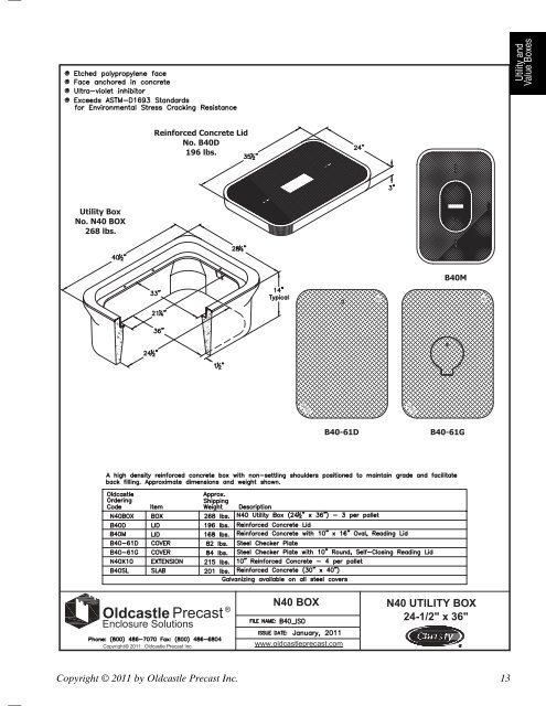 Concrete Products Catalog - Oldcastle Precast