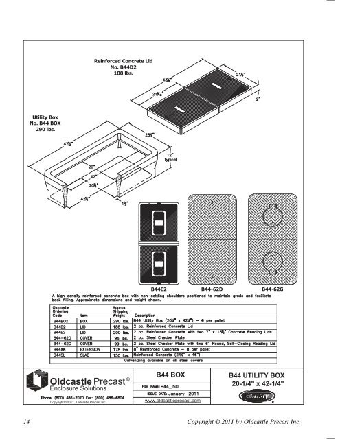 Concrete Products Catalog - Oldcastle Precast