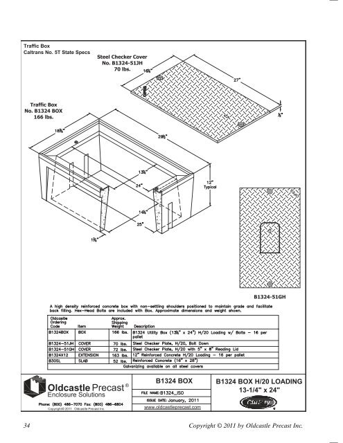 Concrete Products Catalog - Oldcastle Precast