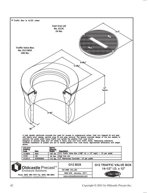 Concrete Products Catalog - Oldcastle Precast