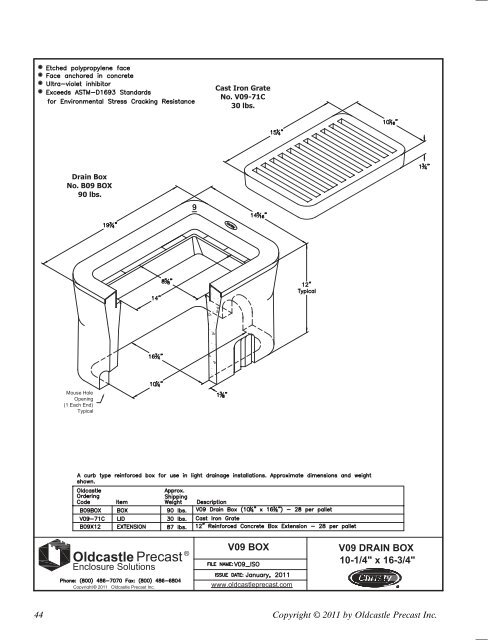 Concrete Products Catalog - Oldcastle Precast