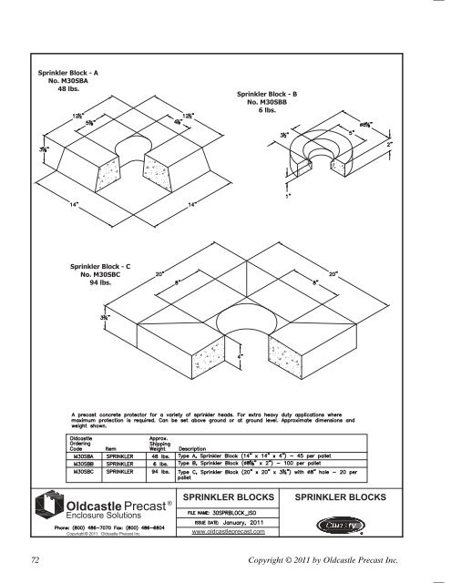 Concrete Products Catalog - Oldcastle Precast