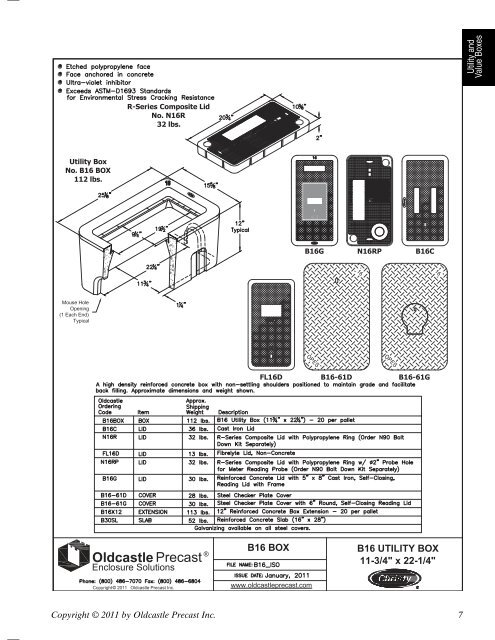 Concrete Products Catalog - Oldcastle Precast