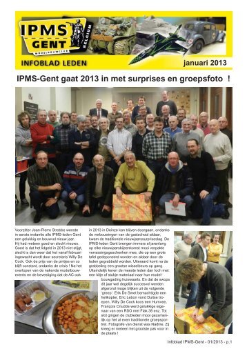 Infoblad Januari 2013 - IPMS Gent