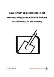 Government en governance in het reconstructieproces ... - RUhosting