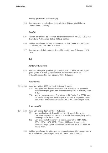 omslag inventaris.indd - De Maastrichtse Aardewerkindustrie
