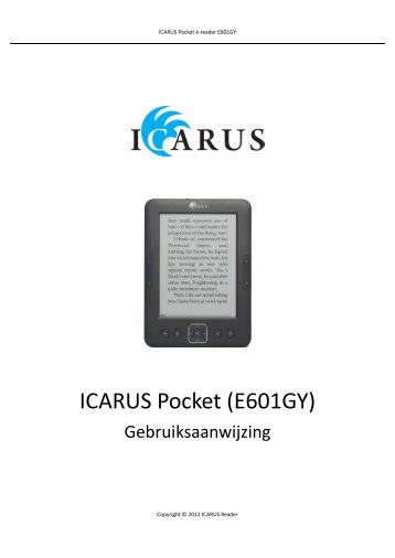 gebruiksaanwijzing nederlands - Icarus