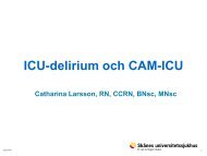 Delirium CAM-ICU