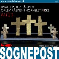 HVAD ER DER PÅ SPIL? OPLEV PÅSKEN I HORNSLET KIRKE