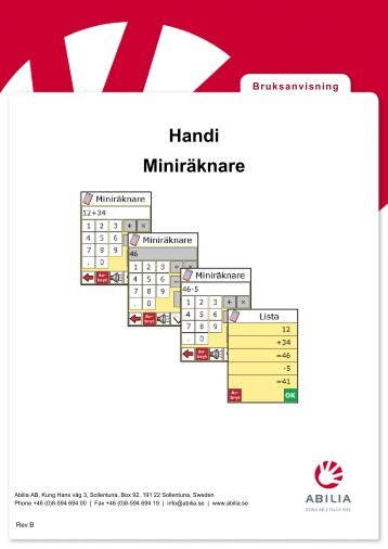 Handi Miniräknare - Handitek