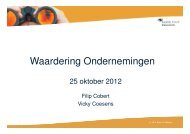 Waardering Ondernemingen - Baker Tilly Belgium