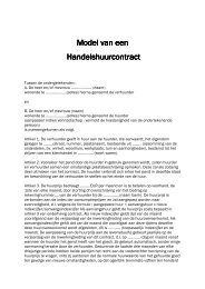 model handelshuurcontract - De Boeck