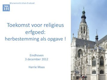 Presentatie Harrie Maas; religieus erfgoed - PON