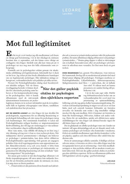 psykologtidningen 2/06