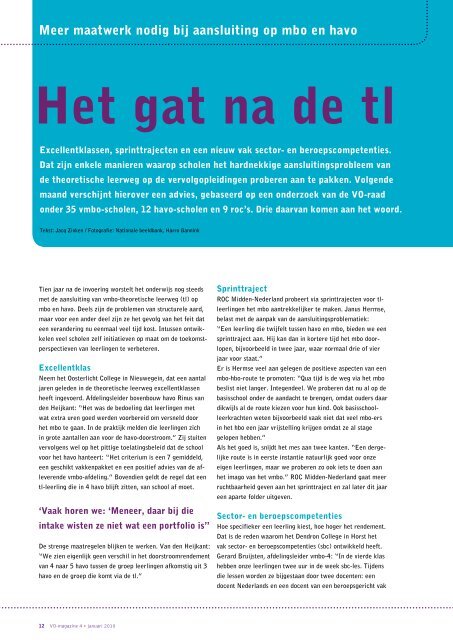 Code goed bestuur - Dendron College