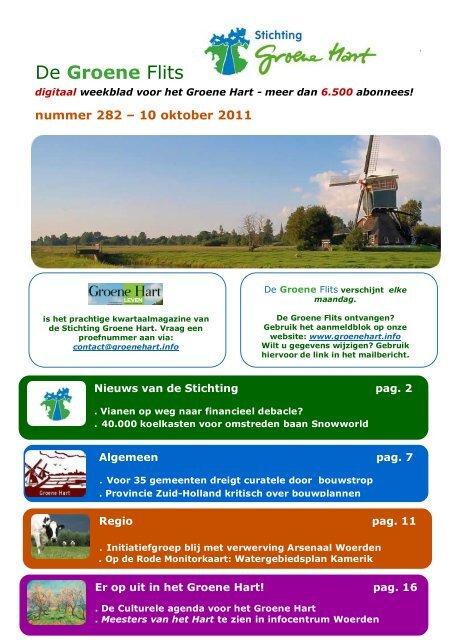 Groene Flits 282 - Stichting Groene Hart