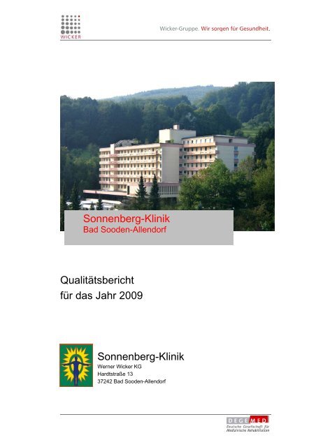 Sonnenberg Klinik In Bad Sooden Allendorf - 