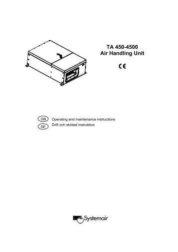 TA 450-4500 Air Handling Unit - Systemair