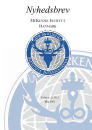 Download Vol. 15, nr. 1, Maj 2005 (PDF-fil, 9,2 MB) - McKenzie