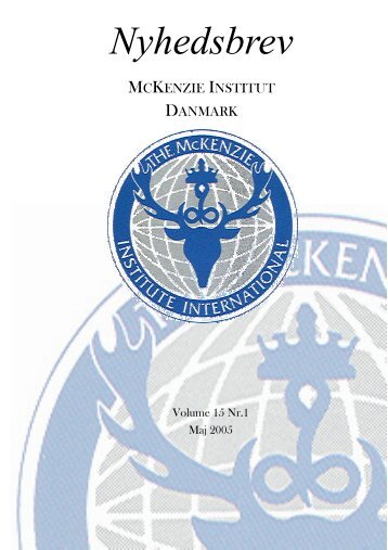 Download Vol. 15, nr. 1, Maj 2005 (PDF-fil, 9,2 MB) - McKenzie