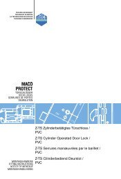 Z-TS Cylinder Operated Door Lock / PVC - Welcome to Qualital ...