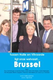 Tussen Halle en Vilvoorde ligt onze welvaart ... - Brussels Blauw