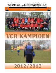 Beleef het kampioensschap van VCR 1 nog een 1x dmv het ...