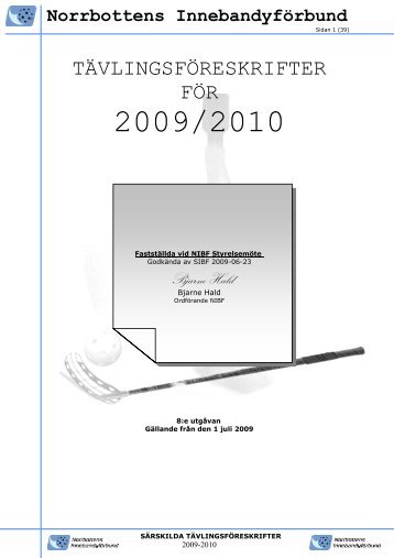 Norrbottens Innebandyförbund - Svenskalag.se