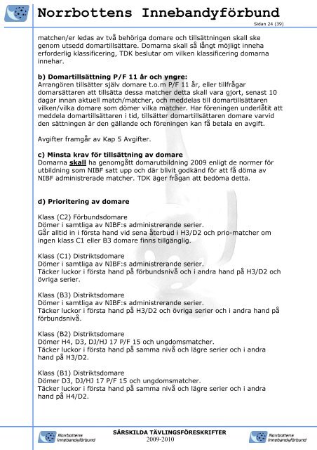 Norrbottens Innebandyförbund - Svenskalag.se