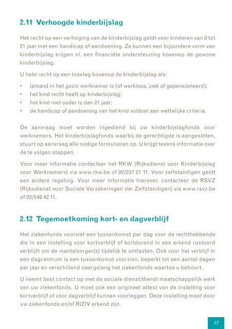 Brochure Voorzieningen Palliatieve Zorg in Vlaanderen - editie ...