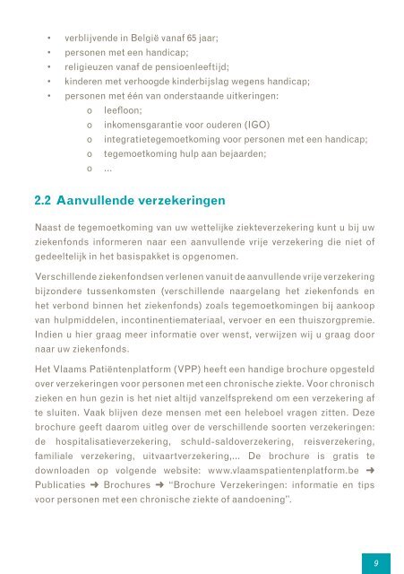 Brochure Voorzieningen Palliatieve Zorg in Vlaanderen - editie ...
