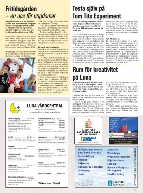 En tidning för alla nya södertäljebor - Södertälje kommun