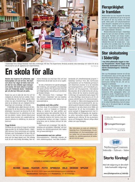 En tidning för alla nya södertäljebor - Södertälje kommun