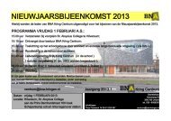 NIEUWJAARSBIJEENKOMST 2013 - BNA