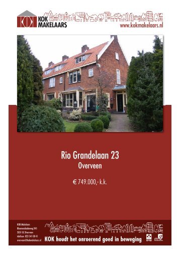 Rio Grandelaan 23 - KOK Makelaars