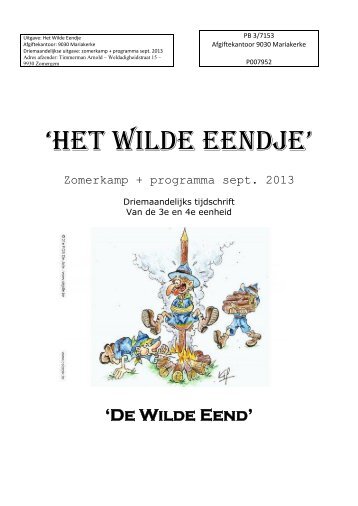 'Het Wilde eendje' - De Wilde Eend