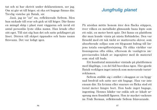 Jungfrulig planet - Läs en bok