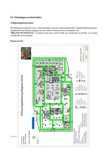 Ontruimingsplan CAH Dronten - Intranet - Cah