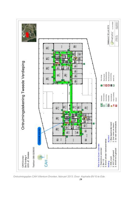 Ontruimingsplan CAH Dronten - Intranet - Cah